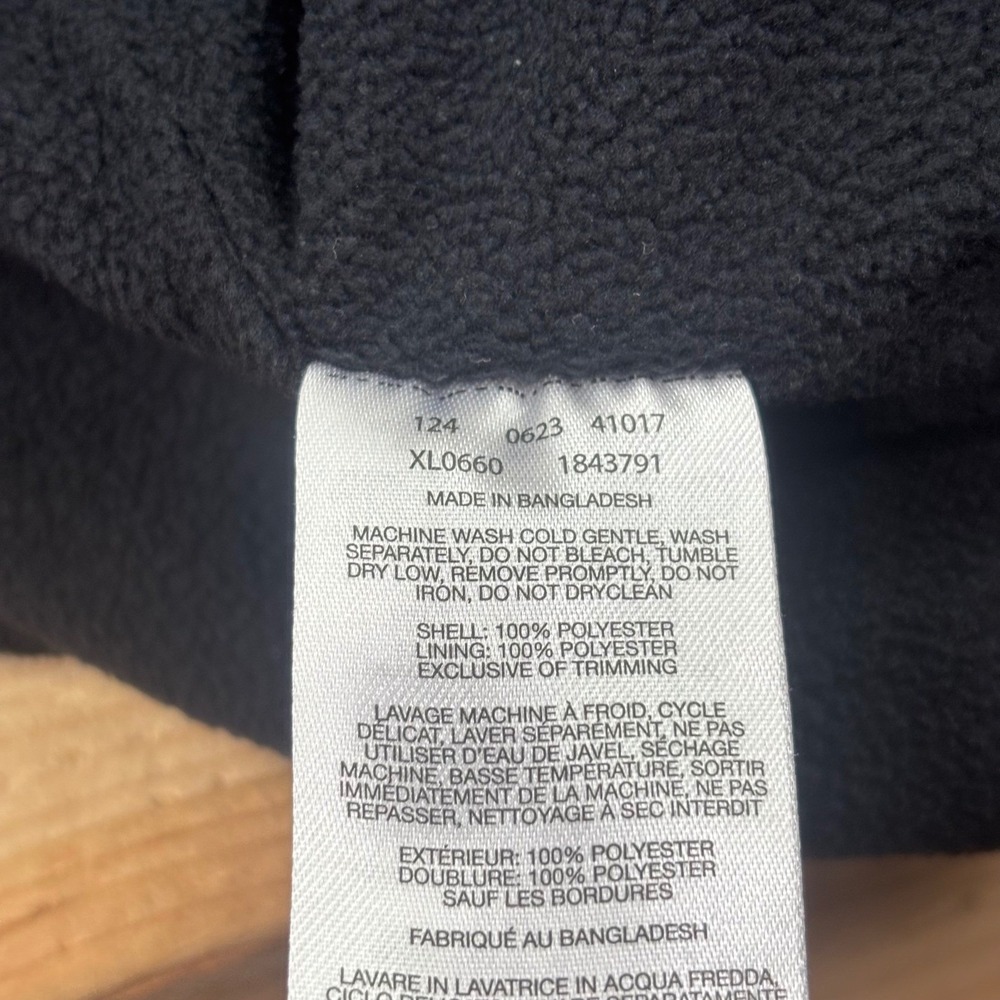 Columbia Windbreaker Jacket Size Medium Grey Black Fleece Lined Hooded Women's - Picture 4 of 7